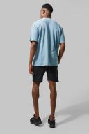 Mens Dusty Blue Man Active Oversized Inspire Short Set