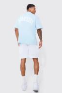 Mens Ecru Elastic Bermuda Lightweight Cargo Short