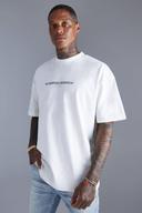 Mens Ecru Oversized Limited Heavyweight T-Shirt