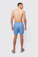 Mens Ecru Tall Short Length Moto Swim Shorts