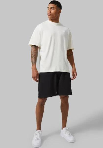Mens Ecru Training Dept Oversized Short Set