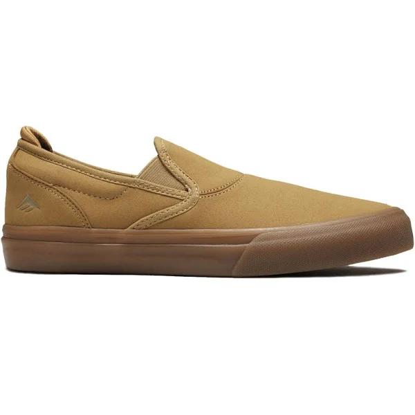 Mens Emerica Wino G6 Slip-on x Independent Shoe Gold Size 9