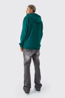 Mens Forest Tall Core Fit Zip Through Hoodie