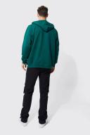 Mens Forest Tall Regular Fit Zip Through Hoodie
