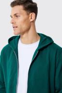 Mens Forest Tall Regular Fit Zip Through Hoodie