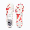 Mens Future Play FG/AG Football Boots - Puma White-Fire Orchid