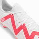 Mens Future Play FG/AG Football Boots - Puma White-Fire Orchid