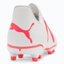 Mens Future Play FG/AG Football Boots - Puma White-Fire Orchid