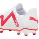 Mens Future Play FG/AG Football Boots - Puma White-Fire Orchid