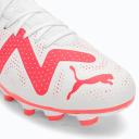 Mens Future Play FG/AG Football Boots - Puma White-Fire Orchid