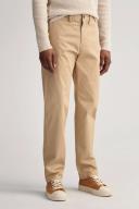 Mens Gant Allister Twill Chinos - Brown