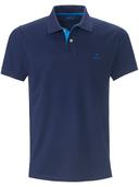 Mens Gant Blue Contrast Collar Poloshirt - Blue