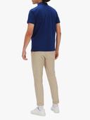 Mens Gant Contrast Collar Polo Shirt - Blue