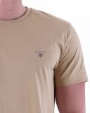 Mens Gant Original T-Shirt - Brown