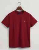 Mens Gant Original T-Shirt - Red