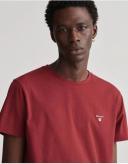 Mens Gant Original T-Shirt - Red