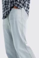 Mens Grey Tall Relaxed Rigid Flare Jean