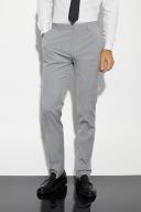 Mens Grey Tall Slim Suit Trousers