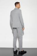 Mens Grey Tall Slim Suit Trousers