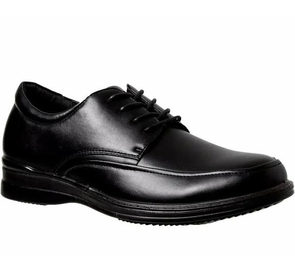 Mens Grosby Beckett Black Dress Work Casual Formal Men's Lace Up Shoes