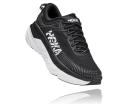 Mens Hoka Bondi 7 Wide (2E) Black/White / 7.5
