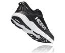 Mens Hoka Bondi 7 Wide (2E) Black/White / 7.5