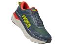 Mens Hoka Bondi 7 Wide (2E) Black/White / 7.5