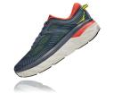 Mens Hoka Bondi 7 Wide (2E) Black/White / 7.5