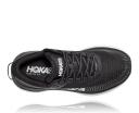 Mens Hoka Bondi 7 Wide (2E) Black/White / 7.5