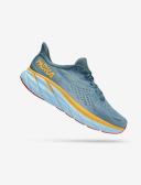 Mens Hoka Clifton 8 Wide Goblin Blue/Mountain Spring / 11.5