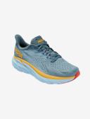 Mens Hoka Clifton 8 Wide Goblin Blue/Mountain Spring / 11.5