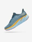 Mens Hoka Clifton 8 Wide Goblin Blue/Mountain Spring / 11.5