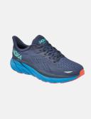 Mens Hoka One One Clifton 8/OUTER Space / Vallarta Blue/7