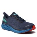 Mens Hoka One One Clifton 8/OUTER Space / Vallarta Blue/7
