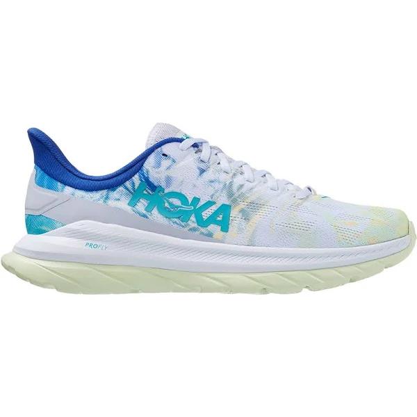 Mens Hoka One One Mach 4/White / Fiesta/14