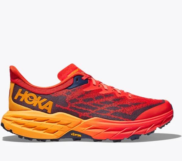 Mens Hoka One One Speedgoat 5 Wide/Fiesta / Radiant YELLOW/8.5