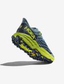 Mens Hoka Speedgoat 5 Wide Blue Coral/Evening Primrose / 10.5