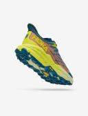 Mens Hoka Speedgoat 5 Wide Blue Coral/Evening Primrose / 10.5