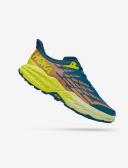 Mens Hoka Speedgoat 5 Wide Blue Coral/Evening Primrose / 10.5