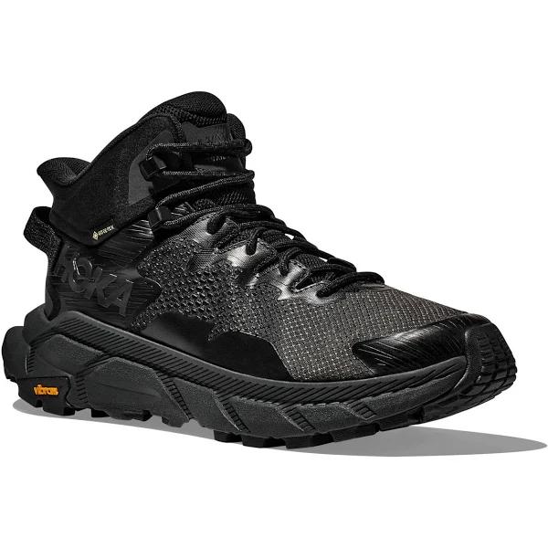 Mens Hoka Trail Code GTX (D-Width) Black/Raven / 10