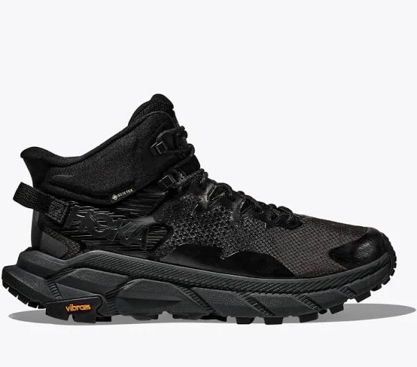 Mens Hoka Trail Code GTX (D-Width) Black/Raven / 9.5