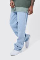 Mens Ice Blue Baggy Fit Jeans