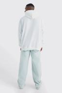Mens Ice Blue Baggy Rigid Jean
