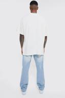Mens Ice Blue Relaxed Fit Jeans