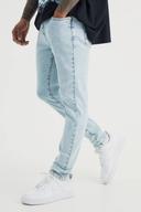 Mens Ice Blue Skinny Stretch Jean