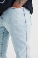Mens Ice Blue Skinny Stretch Jean