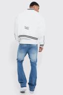 Mens Ice Blue Slim Rigid Flare Jeans