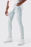 Mens Ice Blue Super Skinny Stretch Jean