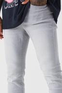 Mens Ice Grey Skinny Stretch Jean