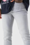 Mens Ice Grey Skinny Stretch Jean